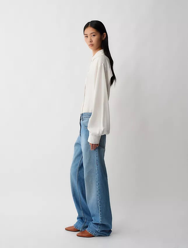 02 Raka jeans med låg midja 02 Raka jeans med låg midja