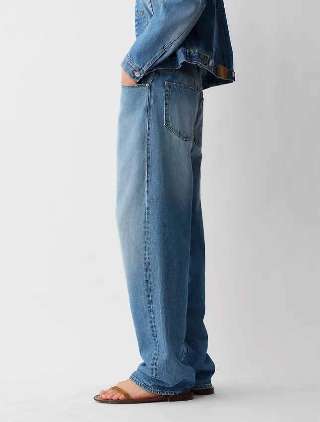 05 Lågmidjade jeans med vida ben 05 Lågmidjade jeans med vida ben