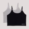 2-pack camisoler med inbyggd bh för flickor 2-pack camisoler med inbyggd bh för flickor