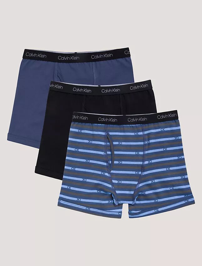 3-pack Boxerkalsonger i Cotton Stretch för pojkar 3-pack Boxerkalsonger i Cotton Stretch för pojkar
