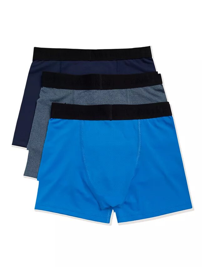 3-pack Boxerkalsonger i funktionsmesh för pojkar 3-pack Boxerkalsonger i funktionsmesh för pojkar