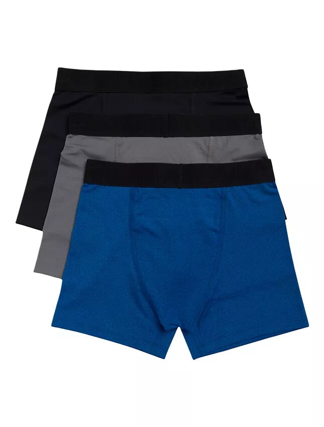 3-pack Boxerkalsonger i funktionsmesh för pojkar 3-pack Boxerkalsonger i funktionsmesh för pojkar