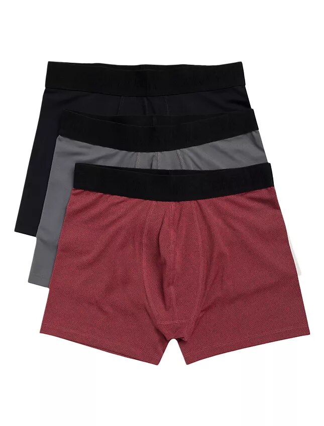 3-pack Boxerkalsonger i funktionsmässigt nät för pojkar 3-pack Boxerkalsonger i funktionsmässigt nät för pojkar
