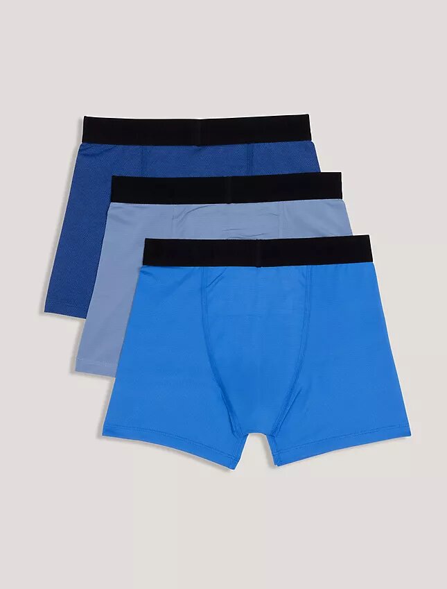 3-pack Boxerkalsonger i funktionsmässigt nät för pojkar 3-pack Boxerkalsonger i funktionsmässigt nät för pojkar