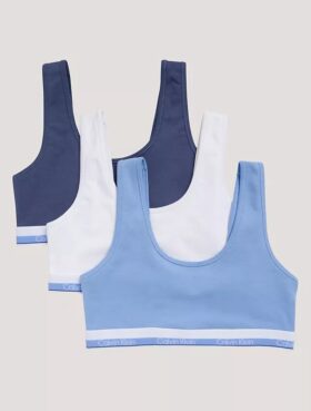 3-pack Bralette i Cotton Stretch för flickor