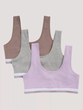3-pack Bralette i Cotton Stretch för flickor