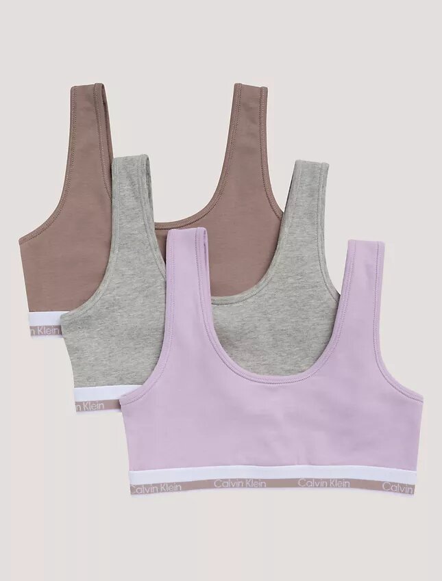 3-pack Bralette i Cotton Stretch för flickor 3-pack Bralette i Cotton Stretch för flickor