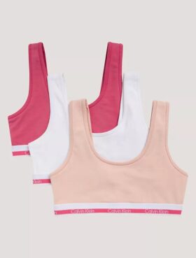 3-pack Bralette i Cotton Stretch för flickor