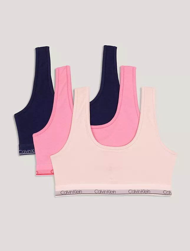 3-pack Bralette i Cotton Stretch för flickor 3-pack Bralette i Cotton Stretch för flickor
