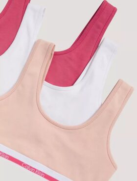 3-pack Bralette i Cotton Stretch för flickor