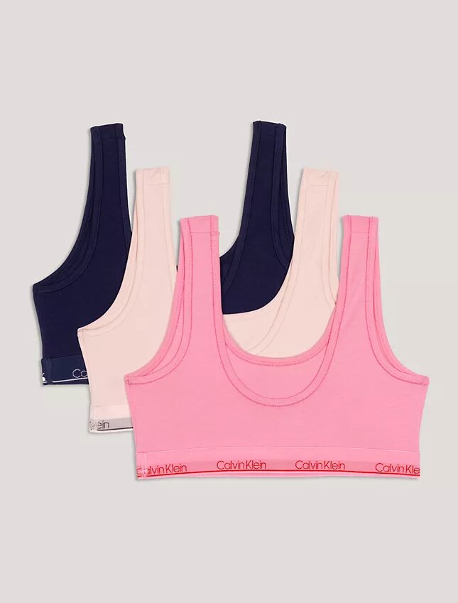3-pack Bralette i Cotton Stretch för flickor 3-pack Bralette i Cotton Stretch för flickor