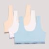 3-pack Bralette med rund halsringning för flickor 3-pack Bralette med rund halsringning för flickor