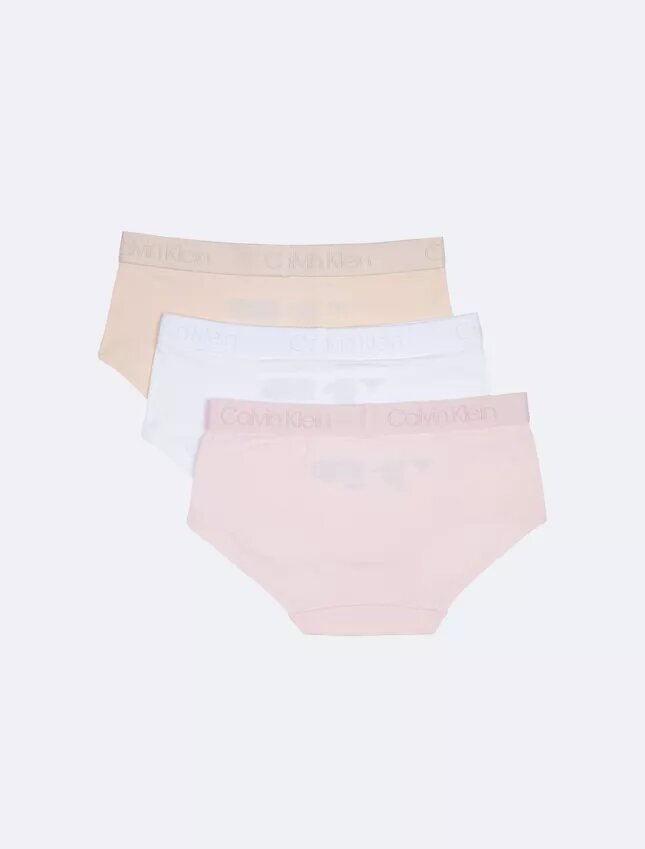 3-pack Hipster-byxor med logotypband för flickor 3-pack Hipster-byxor med logotypband för flickor