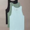 3-pack linne i Cotton Stretch-blandning 3-pack linne i Cotton Stretch-blandning