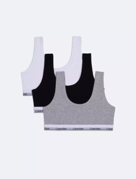 3-pack Modern Cotton Bralette för flickor
