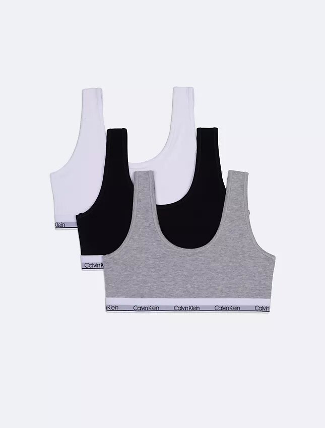 3-pack Modern Cotton Bralette för flickor 3-pack Modern Cotton Bralette för flickor