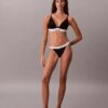 3-pack stringthong i Cotton Stretch-ribb