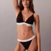 3-pack stringthong i Cotton Stretch-ribb