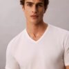 3-pack T-shirts i Cotton Stretch-bomull med V-ringning och slim fit 3-pack T-shirts i Cotton Stretch-bomull med V-ringning och slim fit