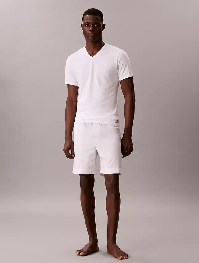 3-pack T-shirts i Cotton Stretch-bomull med V-ringning och slim fit 3-pack T-shirts i Cotton Stretch-bomull med V-ringning och slim fit