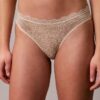 3-pack Thong i stretchig mikrofiber med spets