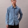 90-talsinspirerad Denim-skjorta 90-talsinspirerad Denim-skjorta