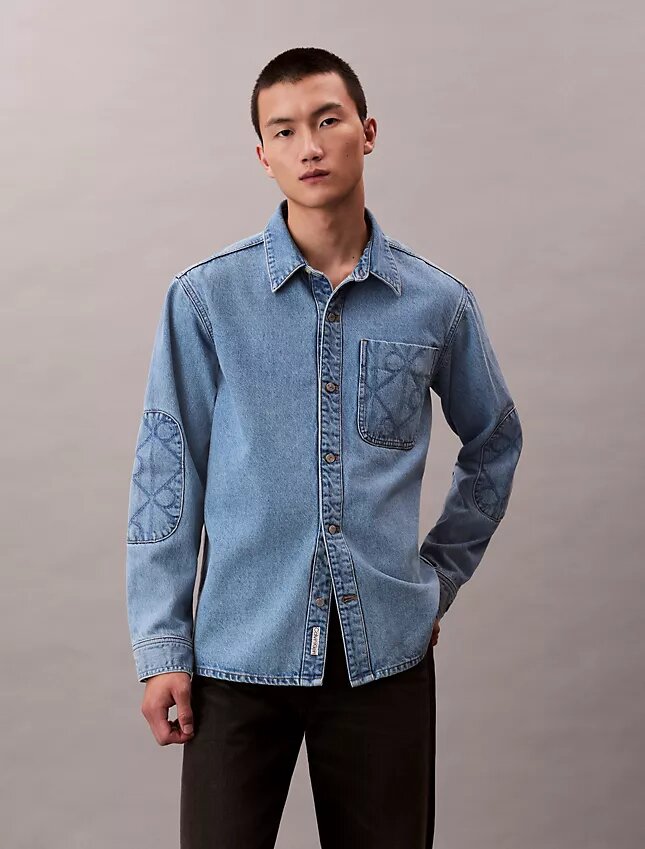 90-talsinspirerad Denim-skjorta 90-talsinspirerad Denim-skjorta