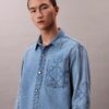 90-talsinspirerad Denim-skjorta 90-talsinspirerad Denim-skjorta