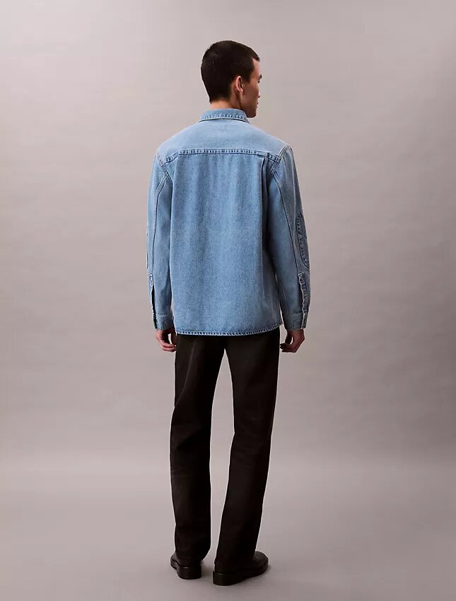 90-talsinspirerad Denim-skjorta 90-talsinspirerad Denim-skjorta