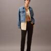 90-talsinspirerad denim-Trucker Jacket 90-talsinspirerad denim-Trucker Jacket