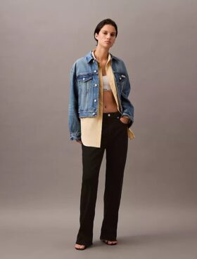 90-talsinspirerad denim-Trucker Jacket