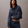 90-talsinspirerad denim-Trucker Jacket 90-talsinspirerad denim-Trucker Jacket