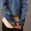 90-talsinspirerad denim-Trucker Jacket 90-talsinspirerad denim-Trucker Jacket