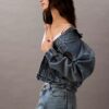 90-talsinspirerad denim-Trucker Jacket 90-talsinspirerad denim-Trucker Jacket