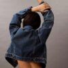 90-talsinspirerad denim-Trucker Jacket 90-talsinspirerad denim-Trucker Jacket