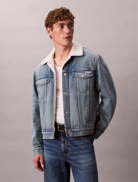 90-talsinspirerad Sherpa-Trucker Jacket