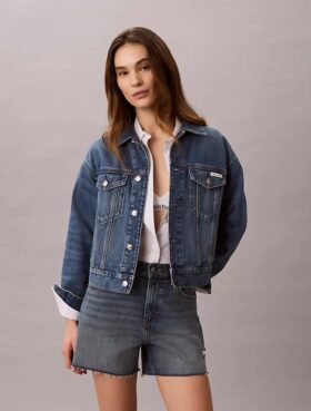 90-talsinspirerad Trucker Jacket