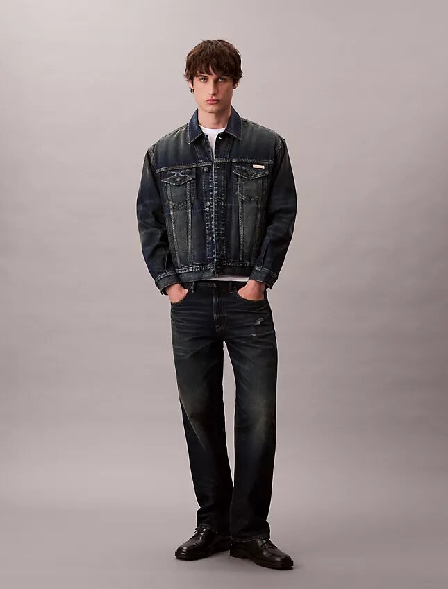 90-talsinspirerad Trucker Jacket 90-talsinspirerad Trucker Jacket