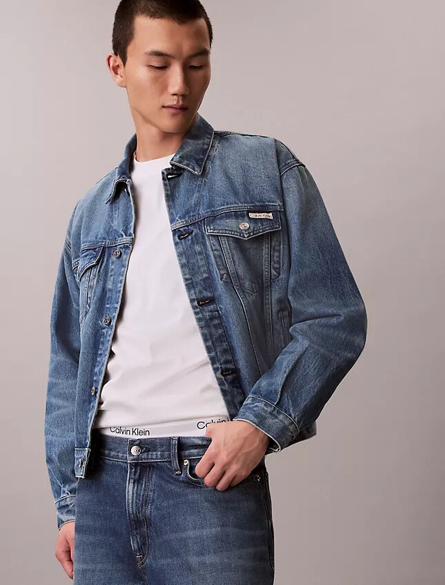 90-talsinspirerad Trucker Jacket 90-talsinspirerad Trucker Jacket