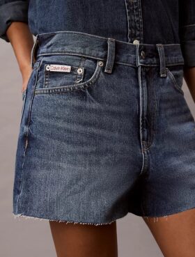 90-talsinspirerade 3-tums Denim-shorts