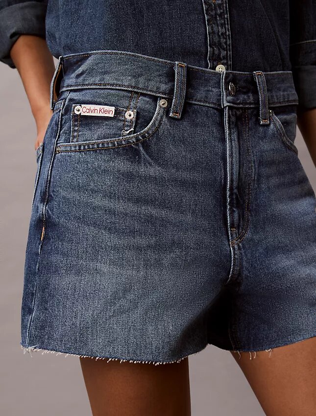 90-talsinspirerade 3-tums Denim-shorts 90-talsinspirerade 3-tums Denim-shorts