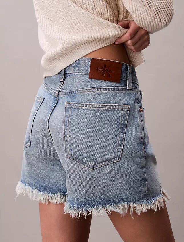90-talsinspirerade 3-tums Denim-shorts 90-talsinspirerade 3-tums Denim-shorts