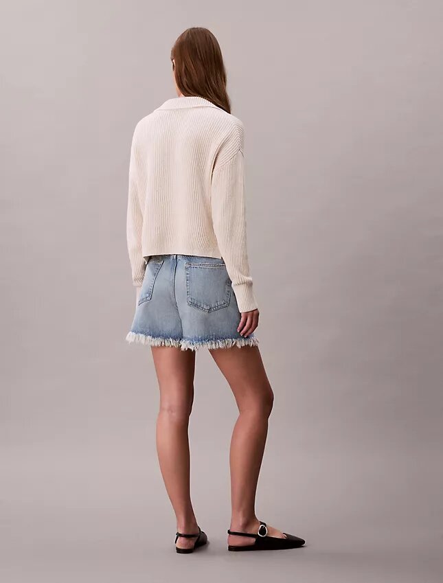 90-talsinspirerade 3-tums Denim-shorts 90-talsinspirerade 3-tums Denim-shorts