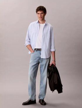 90-talsinspirerade avsmalnande Jeans
