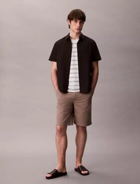 90-talsinspirerade baggy chino-shorts