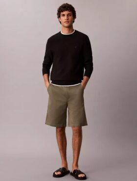 90-talsinspirerade baggy chino-shorts