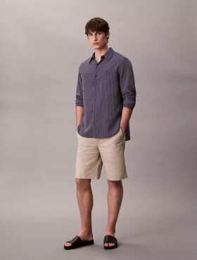90-talsinspirerade baggy chino-shorts