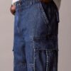 90-talsinspirerade Denim-cargoshorts 90-talsinspirerade Denim-cargoshorts