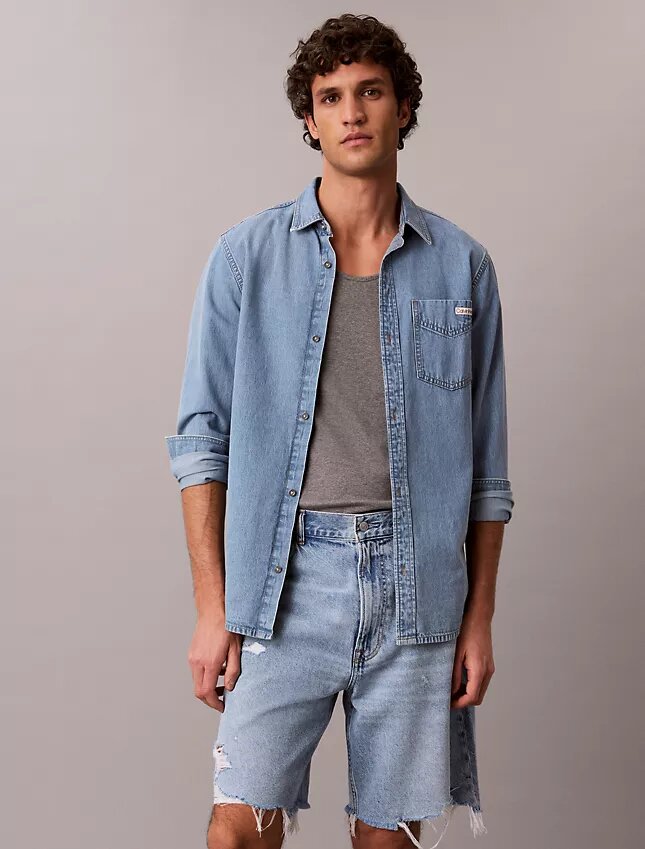 90-talsinspirerade Denim-shorts 90-talsinspirerade Denim-shorts