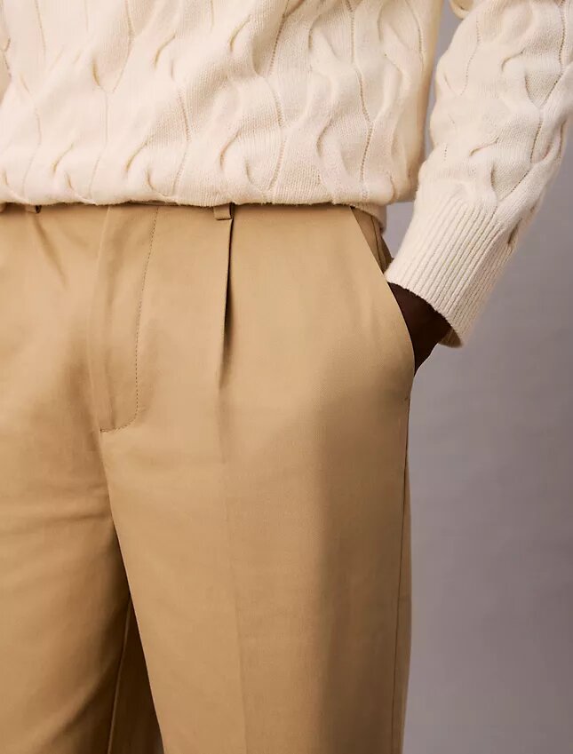 90s Straight-inspirerade raka chinos byxor med pressveck 90s Straight-inspirerade raka chinos byxor med pressveck